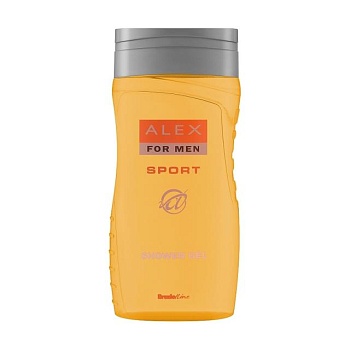 foto мужской гель для душа bradoline alex for men sport orange shower gel, 250 мл