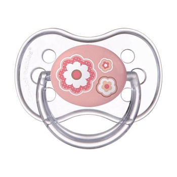 foto пустышка латексная canpol babies newborn baby круглая, розовая, от 0 до 6 месяцев (22/431)