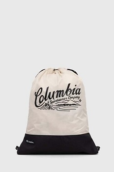 foto рюкзак columbia колір бежевий з принтом