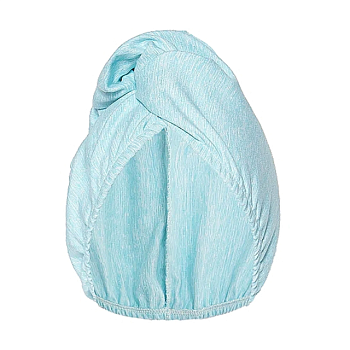 foto полотенце-тюрбан для волос glov super absorbent hair wrap sport mint