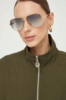 foto солнцезащитные очки kurt geiger london женские цвет золотой