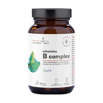 foto дієтична добавка вітаміни в капсулах aura herbals vitamin b complex вітамін b, 90 шт