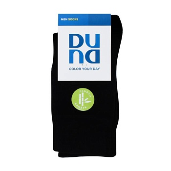 foto шкарпетки чоловічі duna 2169 високі, чорні, розмір 27-29