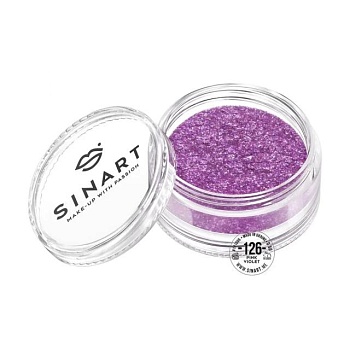 foto пігмент для повік sinart make-up with passion, 126 pink violet, 0.5 г