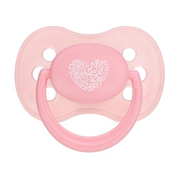foto пустушка силіконова canpol babies pastelove кругла, рожева, від 6 до 18 місяців (22/423)
