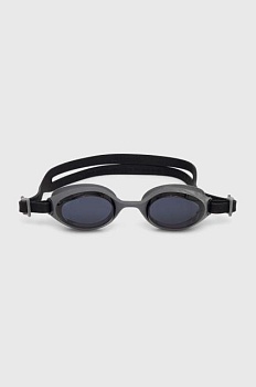 foto окуляри для плавання nike hyper flow колір чорний