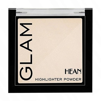 foto хайлайтер для лица hean glam highlighter powder 200 luxury nude, 9 г