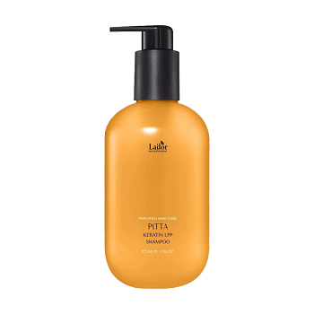 foto парфюмированный шампунь для волос la'dor keratin lpp shampoo pitta с кератином, 350 мл