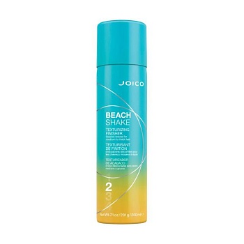 foto текстурирующий спрей-финиш для укладки волос joico beach shake texturizing finisher фиксация 2 (средняя), 250 мл