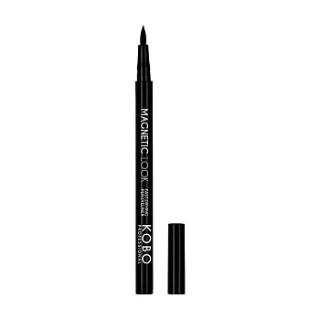 foto подводка-маркер для глаз kobo professional magnetic look eyeliner, black, 1.2 мл