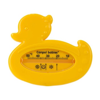 foto термометр для воды canpol babies утка от рождения, желтый (2/781)