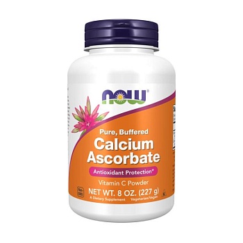 foto диетическая добавка в порошке now foods calcium ascorbate vitamin c powder, 227 г