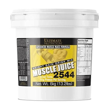 foto диетическая добавка гейнер в порошке ultimate nutrition muscle juice 2544 банан, 6 кг