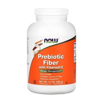 foto диетическая добавка в порошке now foods prebiotic fiber with fibersol-2 пребиотическая клетчатка с фиберсолом-2, 340 г