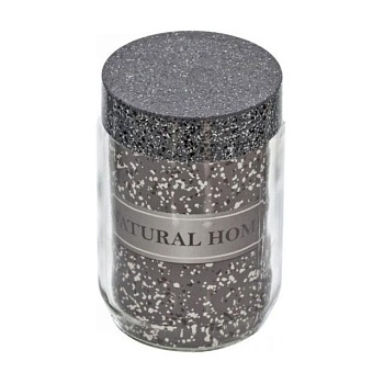 foto банка для зберігання продуктів herevin granite canister-mc з кришкою, 660 мл, 14.3*8.9*8.9 см (139367-205)
