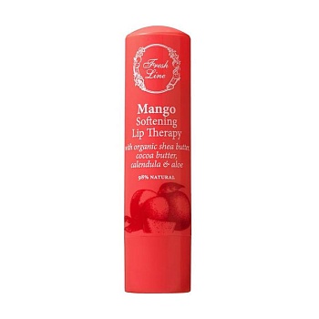 foto пом'якшувальний бальзам для губ fresh line mango softening lip therapy, 5.4 г