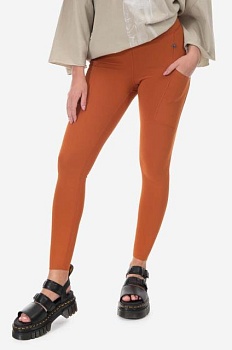 foto леггинсы fjallraven abisko tights женские цвет оранжевый однотонные f84773.243-243