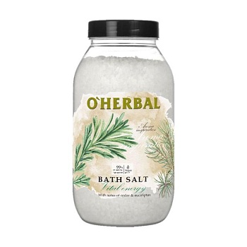 foto соль для ванн o'herbal aroma inspiration bath salt vital energy, 1.1 кг