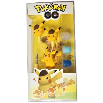 foto навушники вкладиші дротові optima pokemon go pikachu smile yellow (opt-hf-pkch1)