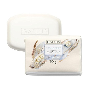 foto мило тверде gallus creme seife beauty soap lux pearl, 90 г