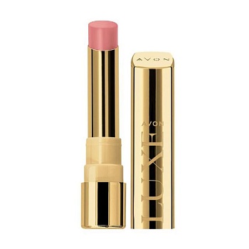 foto доглядальна помада для губ avon luxe, blossoming pink, 3.5 г