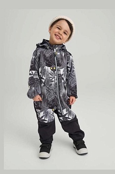 foto дитячий комбінезон reima moomin skyddad колір чорний