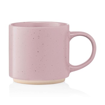 foto чашка ardesto alcor керамічна, рожева, 420 мл