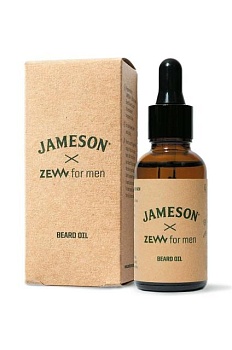foto масло для бороды zew for men x jameson 30 ml