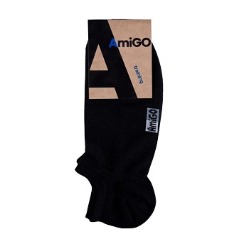 foto шкарпетки чоловічі amigo training f07, чорні сітка, розмір 25