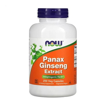 foto дієтична добавка в капсулах now foods panax ginseng женьшень 500 мг, 250 шт