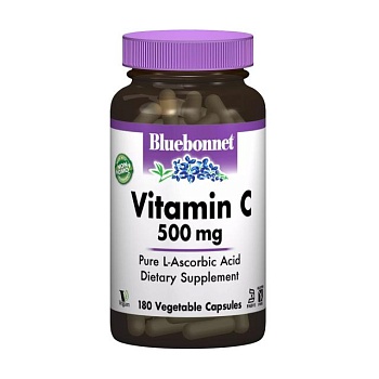 foto диетическая добавка витамины в капсулах bluebonnet nutrition vitamin с 500 мг, 180 шт