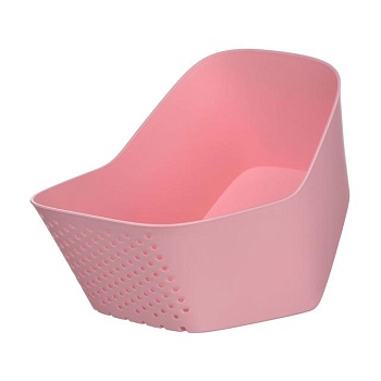 foto миска з ситом ardesto fresh пластикова, рожева (ar1601pp)