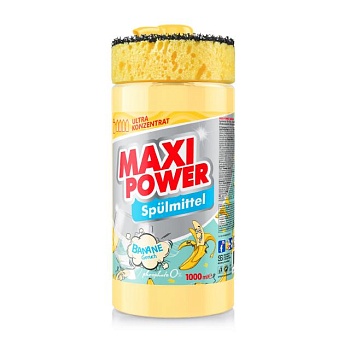 foto засіб для миття посуду maxi power банан, 1 л