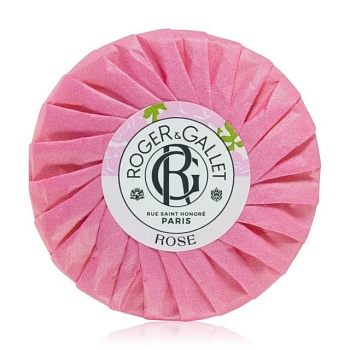 foto парфюмированное мыло твердое roger & gallet rose женское, 100 г