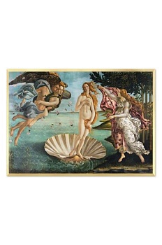 foto репродукція sandro botticelli, narodziny venus 53 x 73 cm