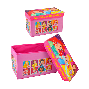 foto кошик-скринька для іграшок країна іграшок princess, 40*25*25 см (d-3530)