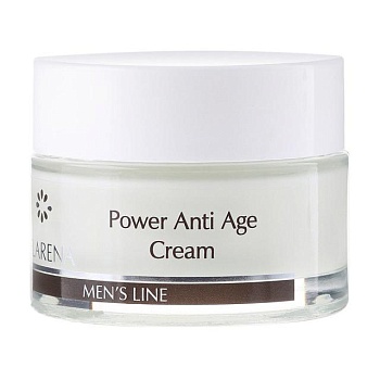 foto крем для лица clarena mens line power anti-age cream против морщин, мужской, 50 мл