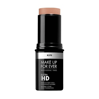 foto тональная основа-сток для лица make up for ever ultra hd invisible cover stick foundation, r370 medium beige, 12.5 г