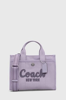 foto сумочка coach цвет фиолетовый