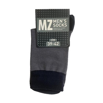 foto шкарпетки чоловічі modna zona rt1311-121 класичні, сіро-сині, розмір 43-46