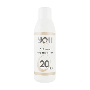 foto окислювач для волосся you look professional oxydant cream 6% (20 vol), 1 л
