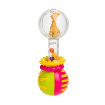 foto игрушка-погремушка canpol babies прозрачный шар, жираф, с рождения (2/457)