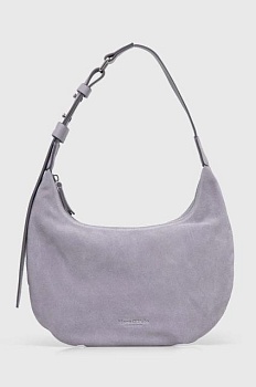 foto замшевая сумочка marc o'polo цвет фиолетовый