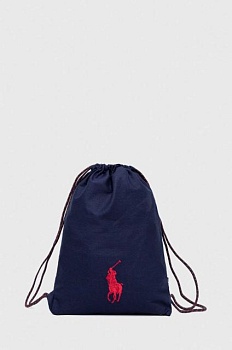 foto дитячий рюкзак polo ralph lauren колір синій однотонний