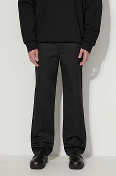 foto хлопковые брюки dickies цвет чёрный облегающее 873.blk-black