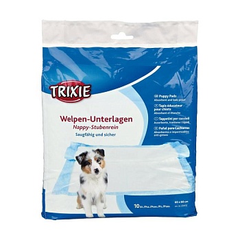 foto пеленки для собак trixie, 60*60 см, 10 шт
