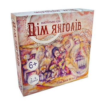 foto настільна гра strateg дім янголів, українською мовою, від 6 років (30101)
