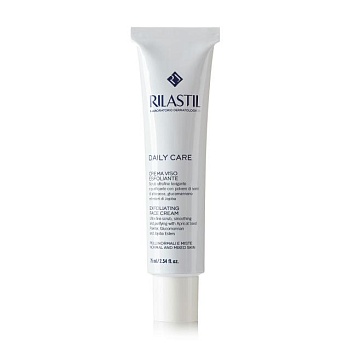 foto пилинг для лица rilastil daily care exfoliating face cream для нормальной и комбинированной кожи, 75 мл