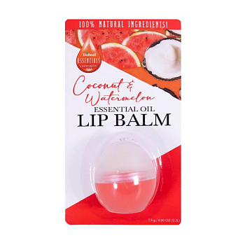 foto бальзам для губ difeel essentials coconut & watermelon lip balm кокос і кавун, 7.5 г