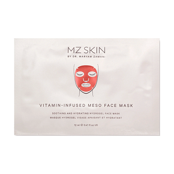 foto гідрогелева маска для обличчя mz skin vitamin-infused meso face mask, 12 мл